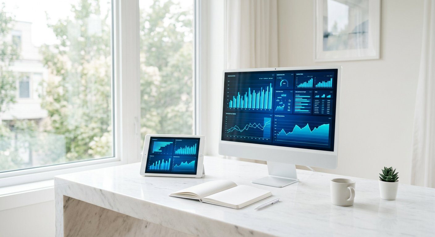 Marketing analytics desk